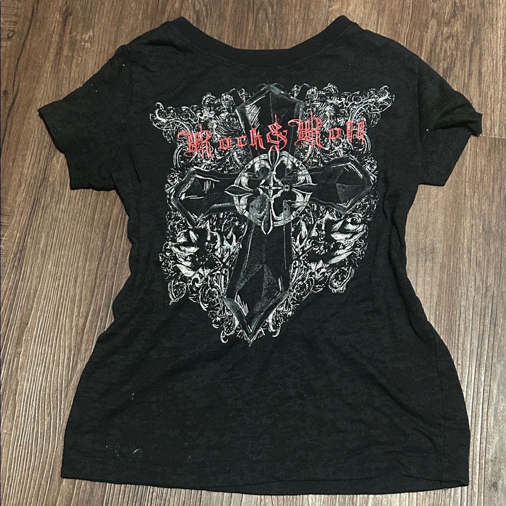 BOGO gothic black graphic short sleeve tee